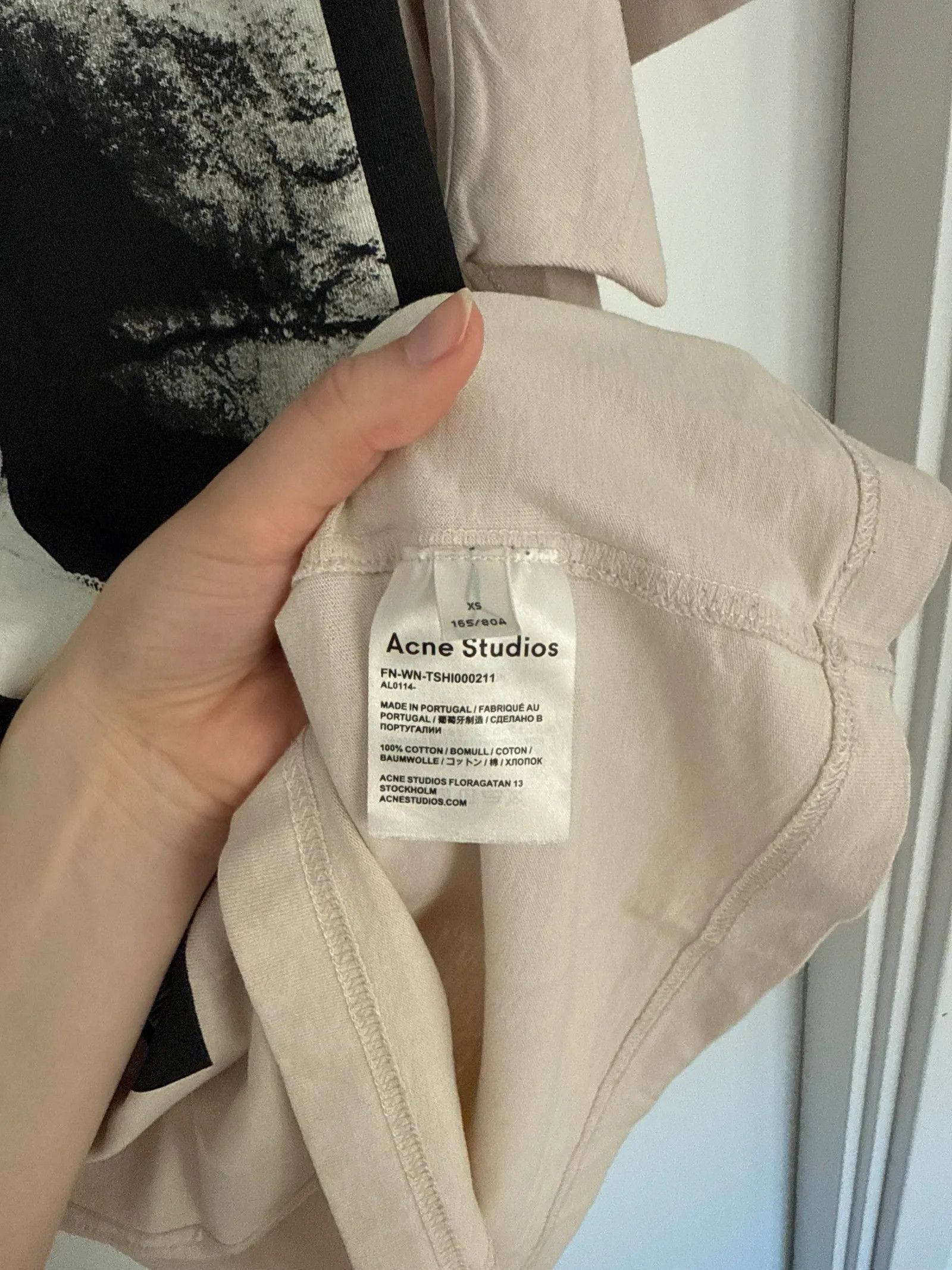 Acne Studios Acne Studios FN-WN-TSHI000211 Short Sleeve T-shirt Size XS / US 0-2 / IT 36-38 - 4 Thumbnail