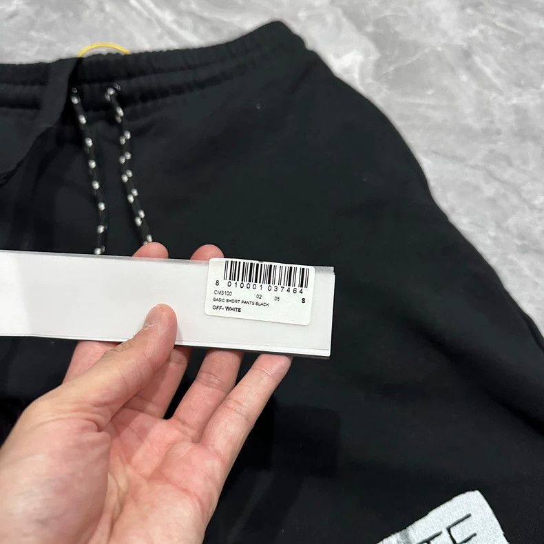 Off-White Offwhite Black and White Shorts Size US 26 / EU 42 - 3 Thumbnail
