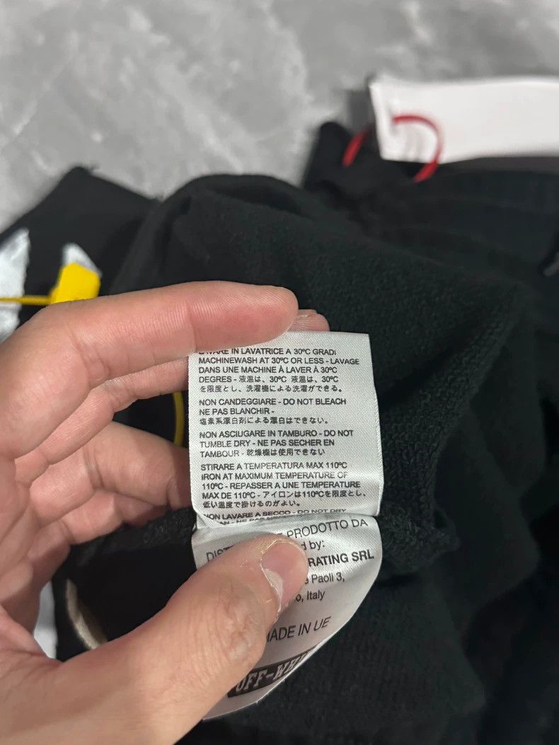 Off-White Offwhite Black and White Shorts Size US 26 / EU 42 - 8 Thumbnail