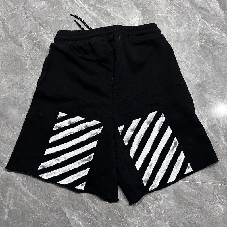 Off-White Offwhite Black and White Shorts Size US 26 / EU 42 - 2 Thumbnail