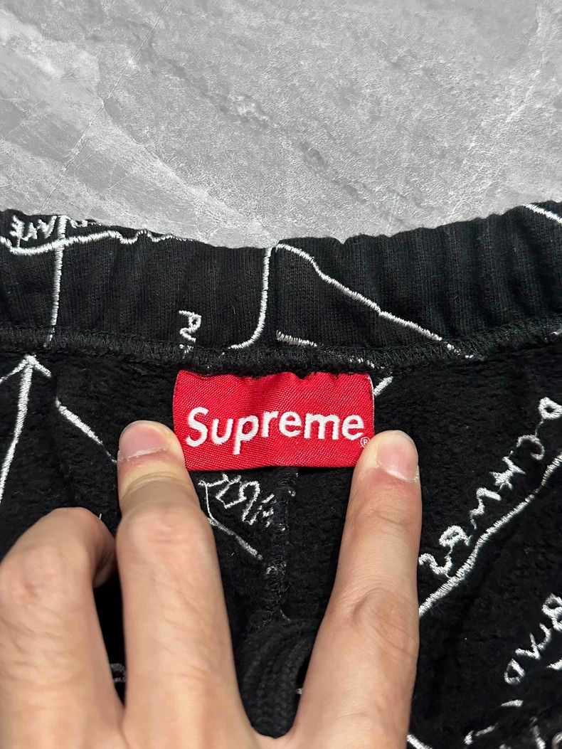 Supreme Supreme Black and White Map Print Shorts Size US 34 / EU 50 - 4 Thumbnail