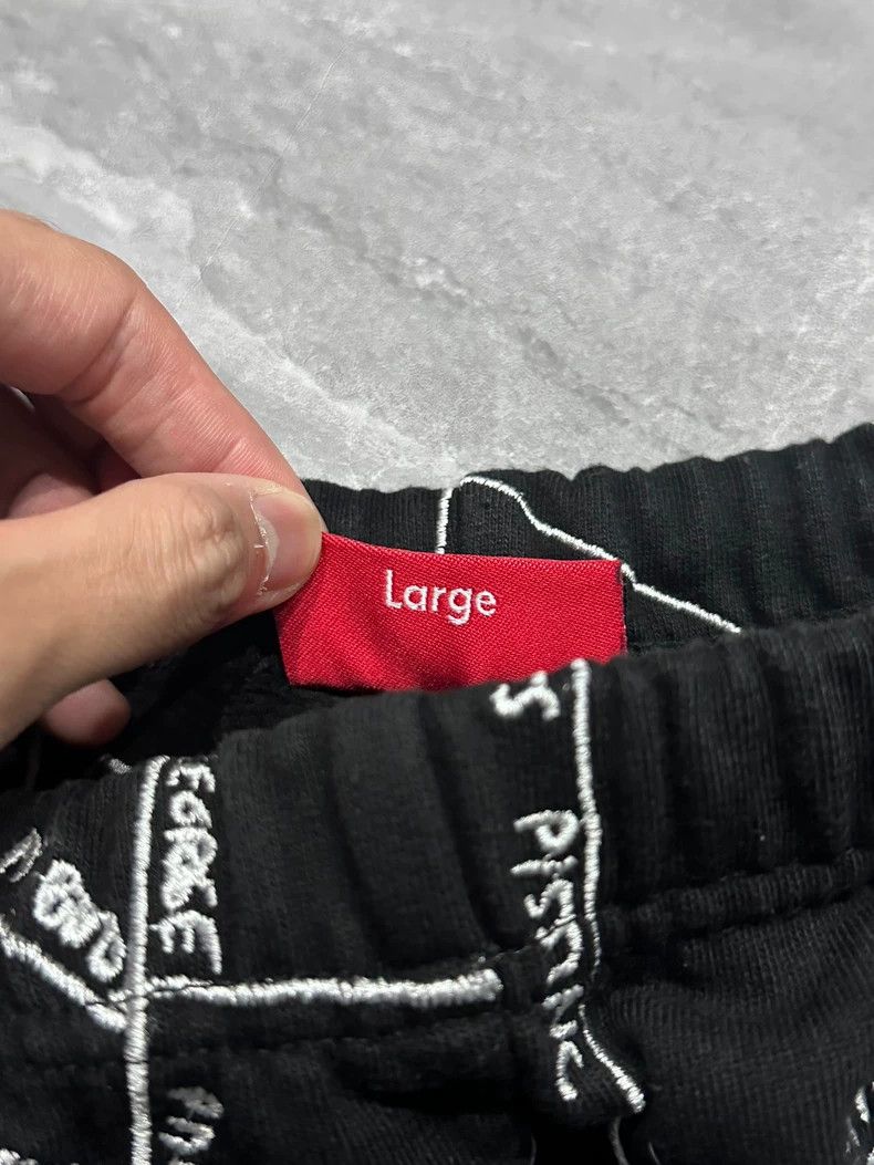 Supreme Supreme Black and White Map Print Shorts Size US 34 / EU 50 - 5 Thumbnail