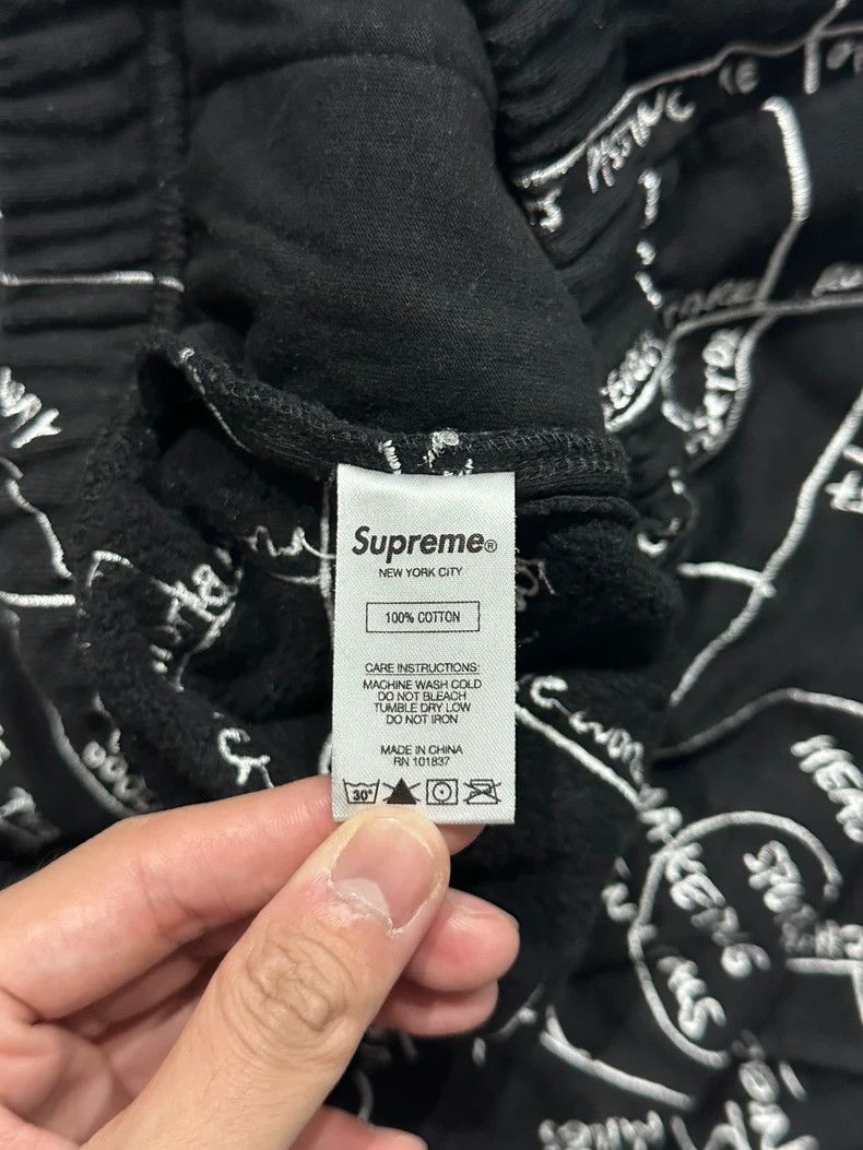 Supreme Supreme Black and White Map Print Shorts Size US 34 / EU 50 - 6 Thumbnail