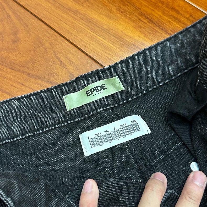 Gallery Dept. Epidemic Water-Washed Cargo Denim Pants Size US 34 / EU 50 - 4 Thumbnail