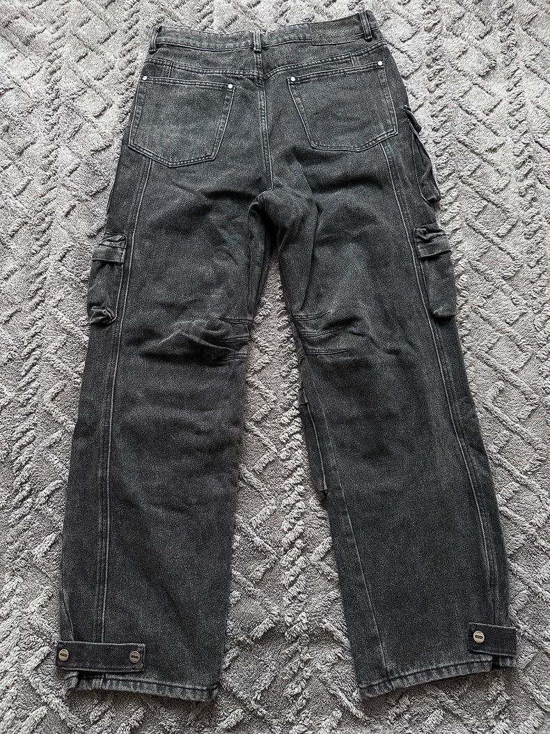Gallery Dept. Epidemic Water-Washed Cargo Denim Pants Size US 34 / EU 50 - 2 Thumbnail