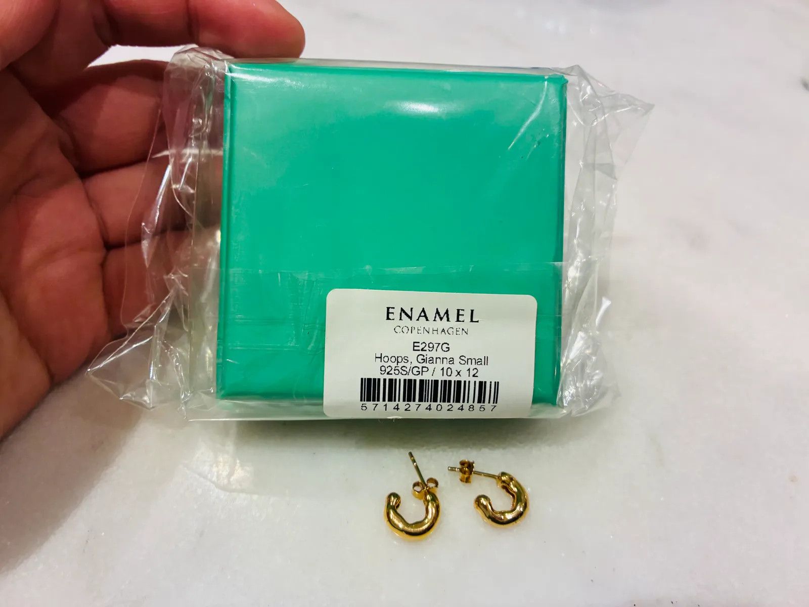 Other Enamel Copenhagen GIANNA SMALL HOOPS - GOLD Earrings Size ONE SIZE - 3 Thumbnail