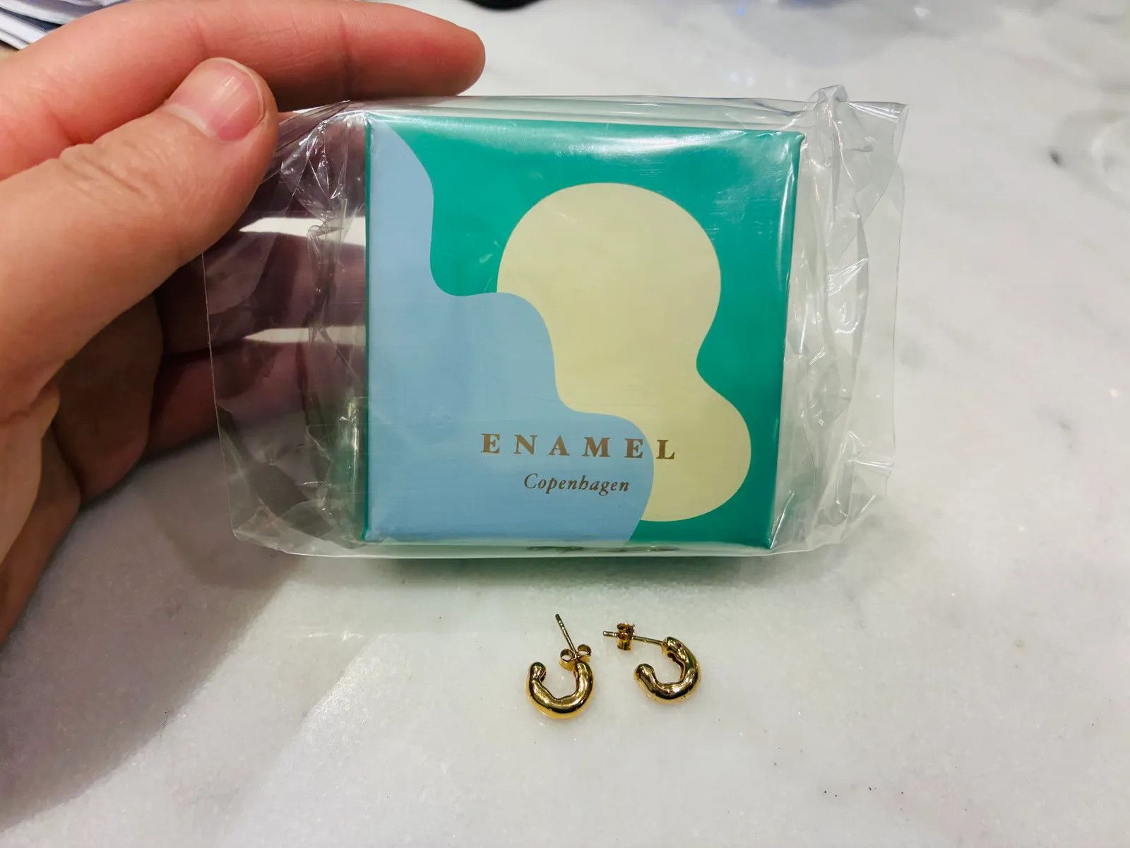 Other Enamel Copenhagen GIANNA SMALL HOOPS - GOLD Earrings Size ONE SIZE - 4 Thumbnail