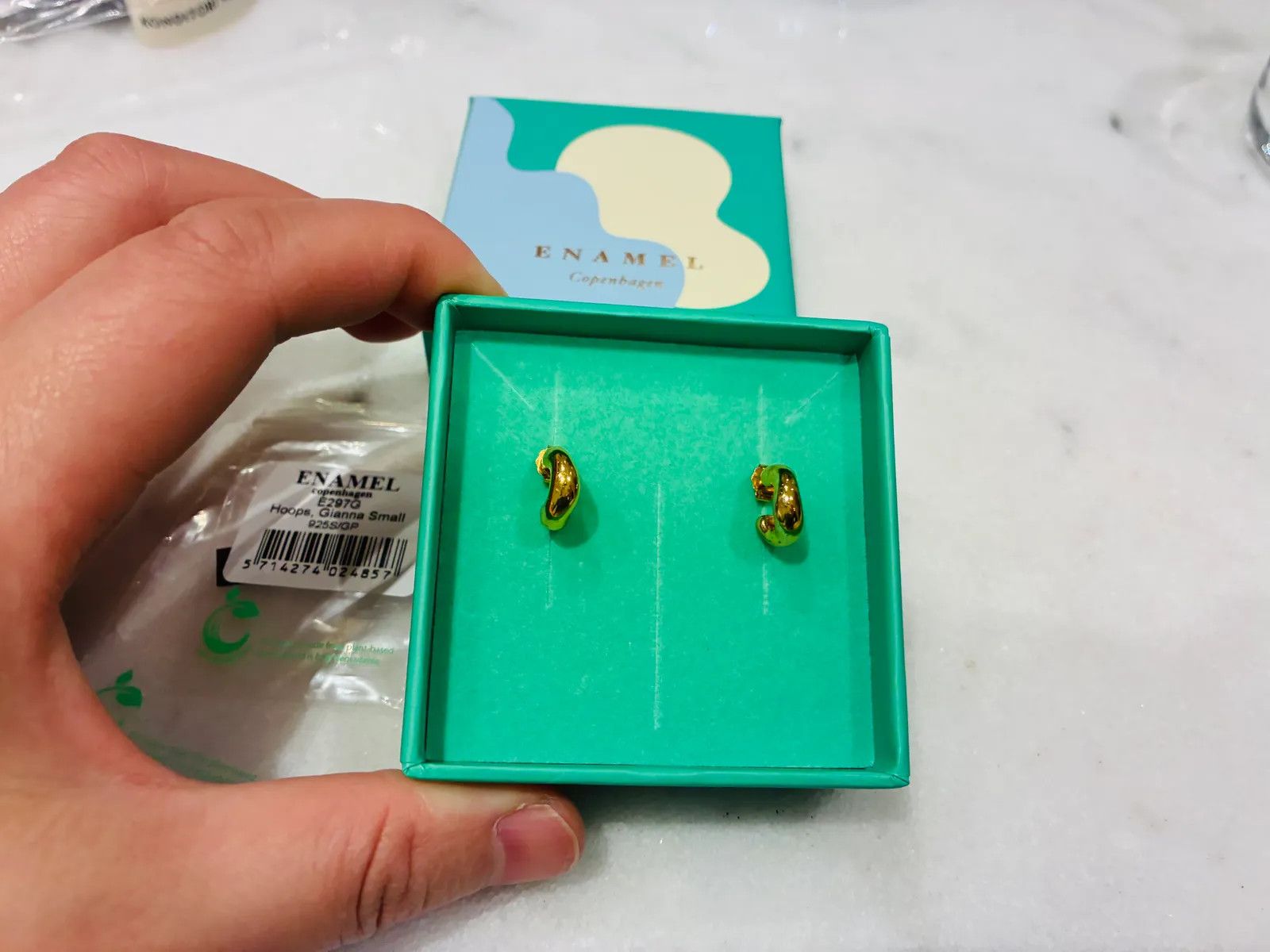 Other Enamel Copenhagen GIANNA SMALL HOOPS - GOLD Earrings Size ONE SIZE - 5 Thumbnail