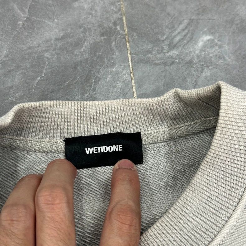 WE11DONE We11done Pearl Bear Long Sleeve Sweatshirt Size US L / EU 52-54 / 3 - 8 Thumbnail