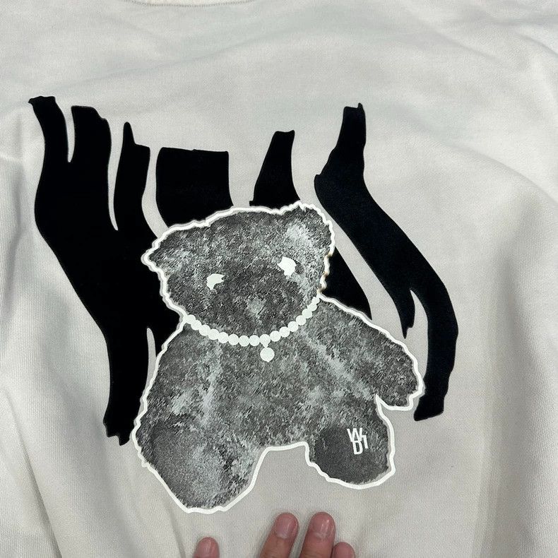 WE11DONE We11done Pearl Bear Long Sleeve Sweatshirt Size US L / EU 52-54 / 3 - 4 Thumbnail