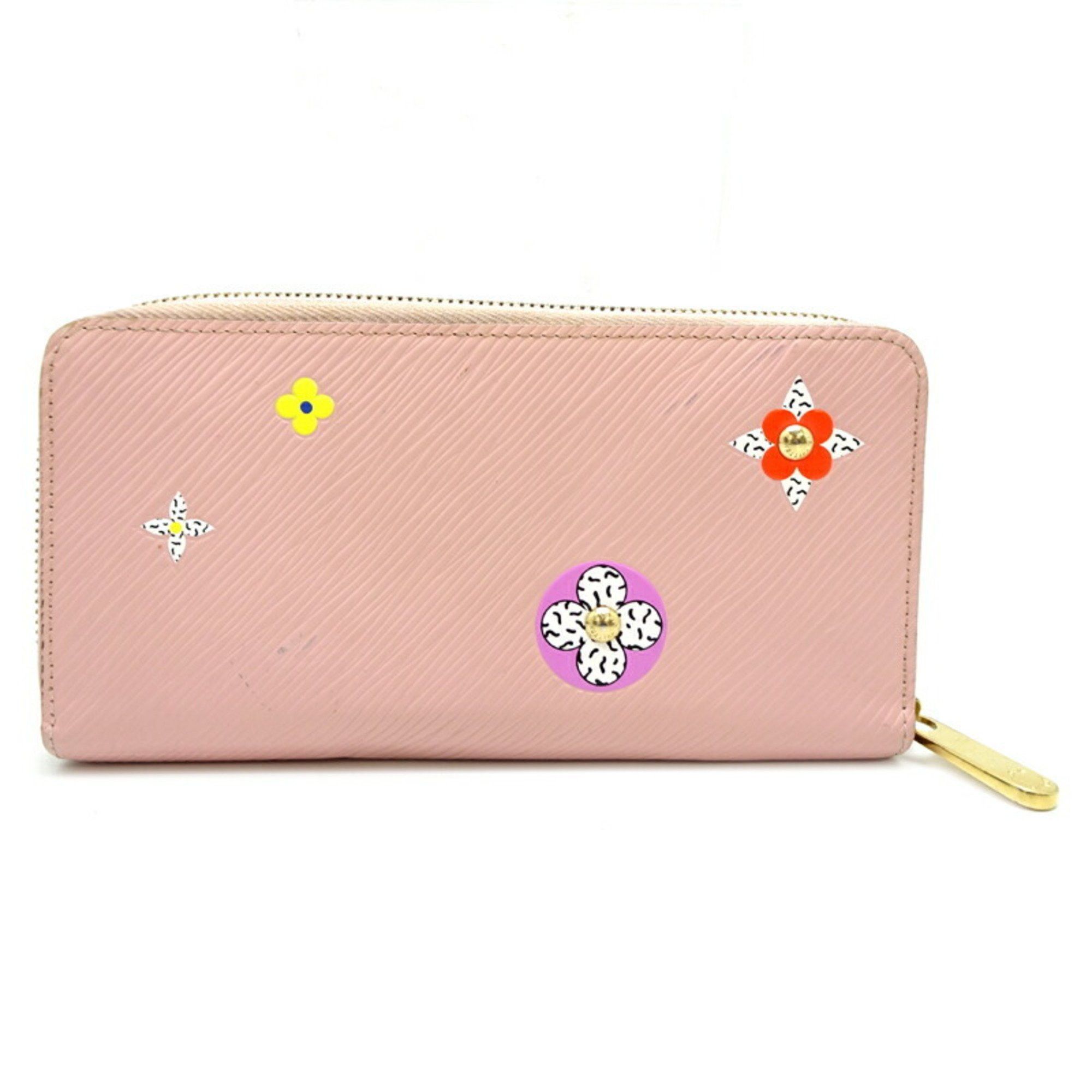 Louis Vuitton Louis Vuitton Monogram Flower Zippy Wallet Men's Long M62067 Epi Rose Ballerine (Pink) Size ONE SIZE - 2 Thumbnail