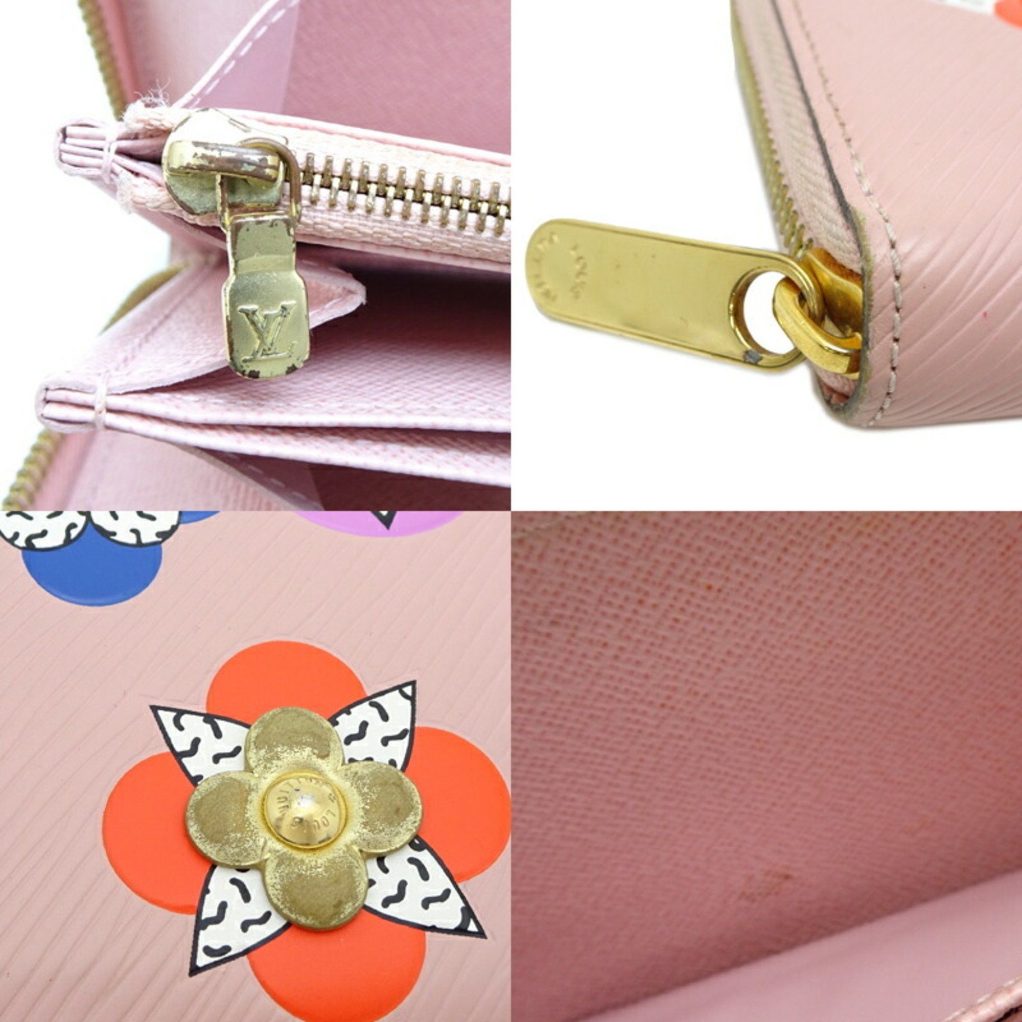 Louis Vuitton Louis Vuitton Monogram Flower Zippy Wallet Men's Long M62067 Epi Rose Ballerine (Pink) Size ONE SIZE - 7 Thumbnail