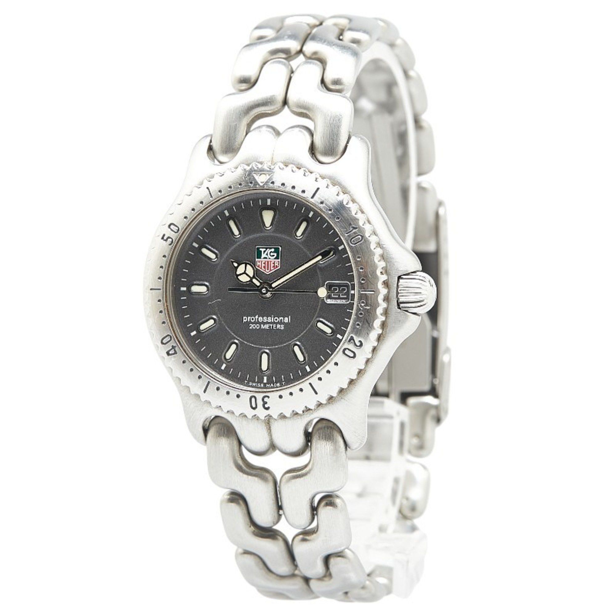 Tag Heuer TAG Heuer Cell Watch WG1213-K0 Quartz Grey Dial Stainless Steel Men's HEUER Size ONE SIZE - 3 Thumbnail