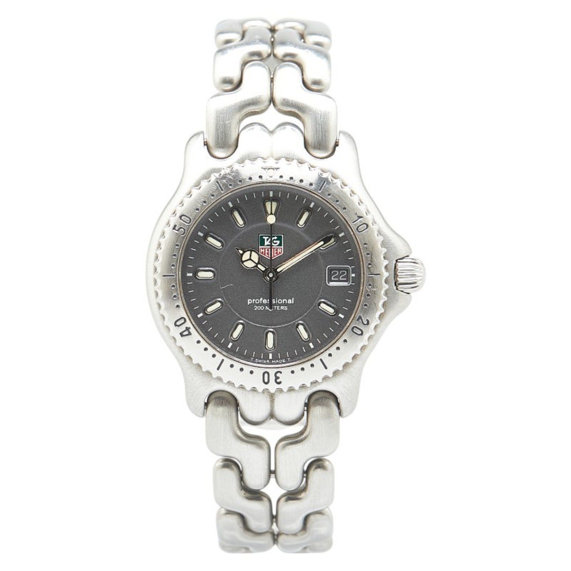 Tag Heuer TAG Heuer Cell Watch WG1213-K0 Quartz Grey Dial Stainless Steel Men's HEUER Size ONE SIZE - 2 Thumbnail