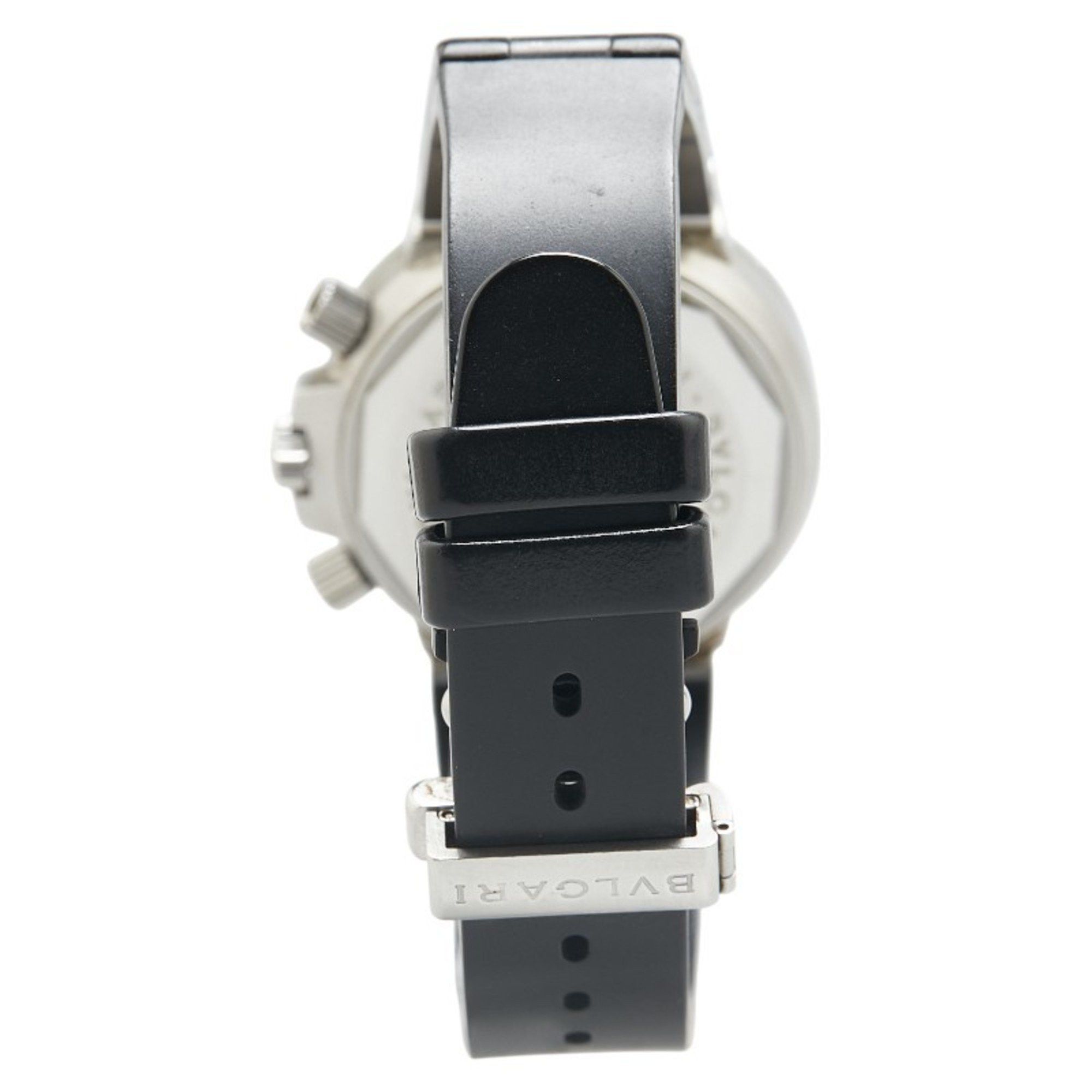 Bvlgari Bvlgari Diagono Scuba Watch SCB38S Automatic Black Dial Stainless Steel Rubber Men's BVLGARI Size ONE SIZE - 4 Thumbnail