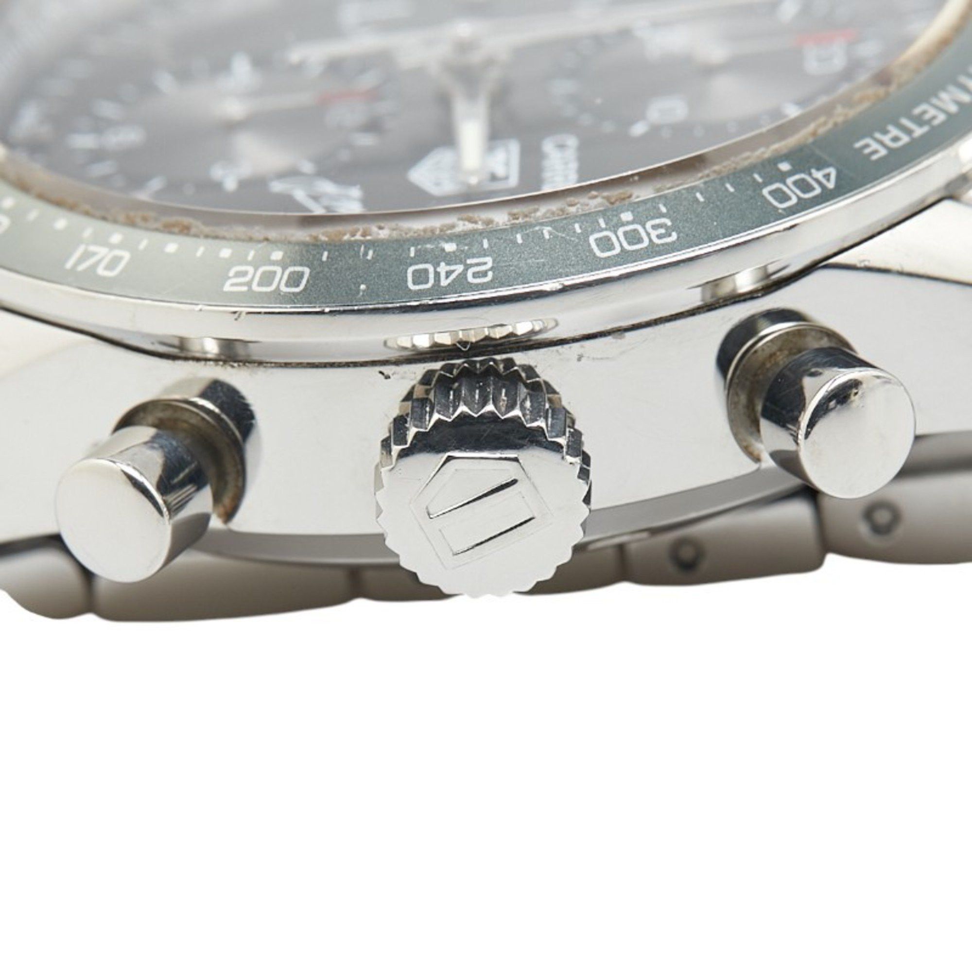 Tag Heuer TAG Heuer Carrera JM Fangio Watch CV201C Automatic Grey Dial Stainless Steel Men's HEUER Size ONE SIZE - 5 Thumbnail