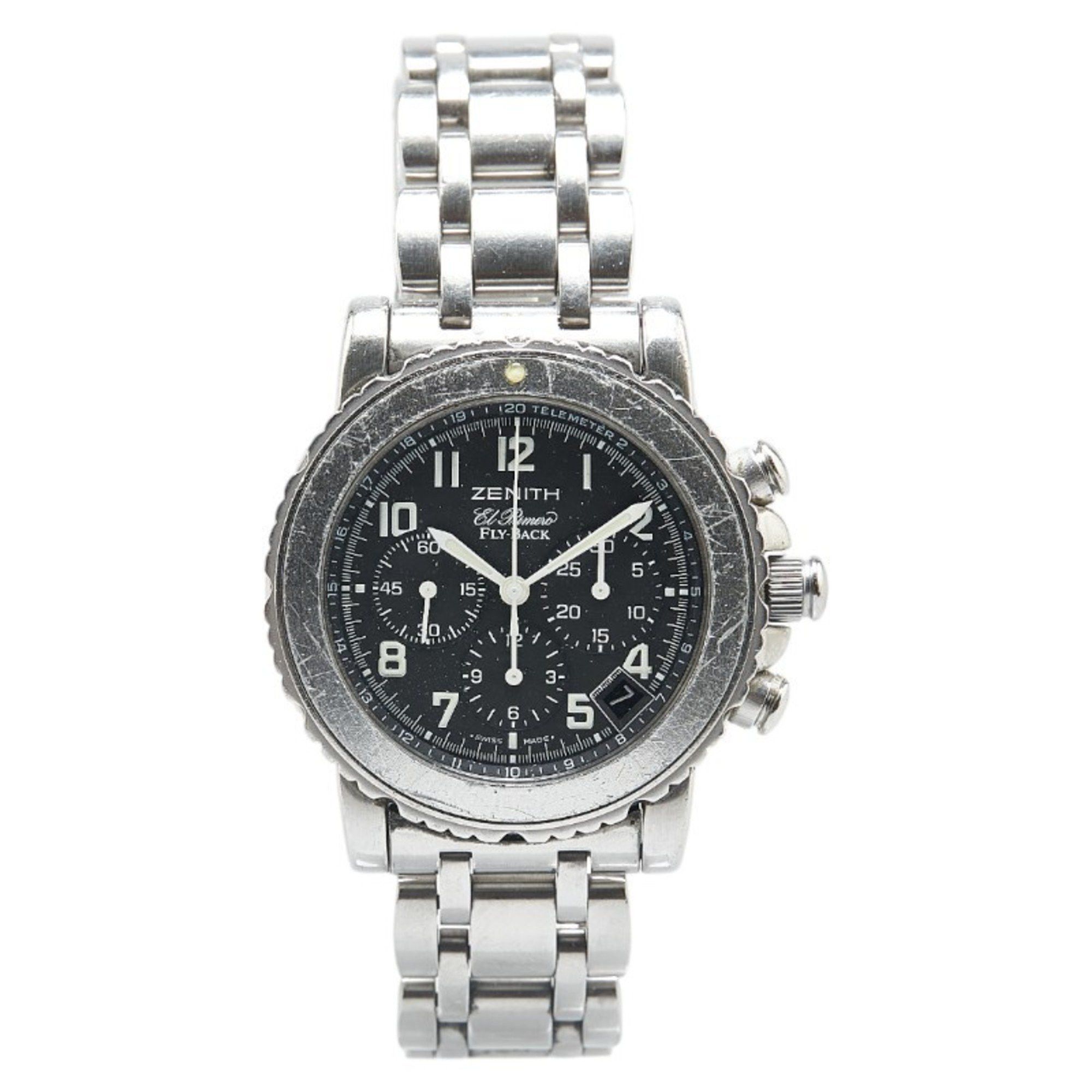ZENITH Zenith Rainbow Flyback El Primero Watch 01/02.0470.405 Automatic Black Dial Stainless Steel Men's ZENITH Size ONE SIZE - 2 Thumbnail