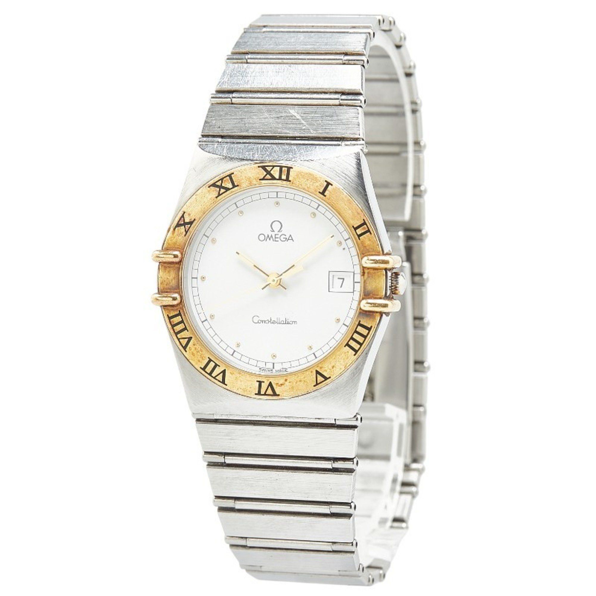Omega OMEGA Constellation Watch Quartz White Dial Stainless Steel Plated Men's Size ONE SIZE - 3 Thumbnail