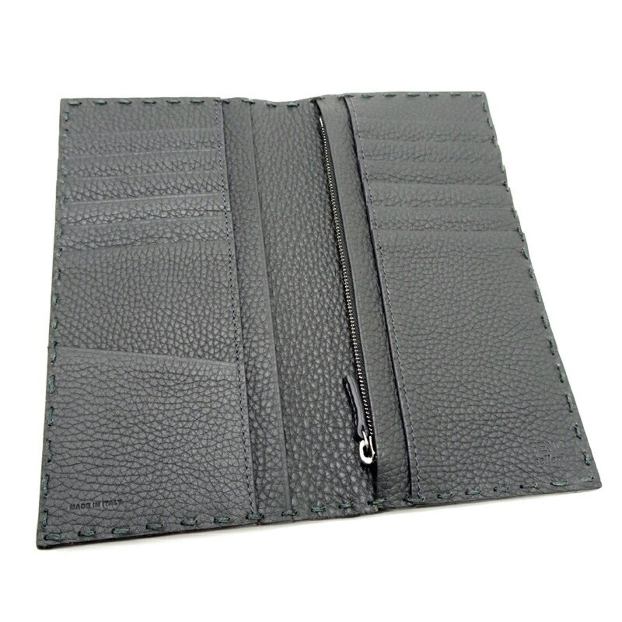 Fendi Fendi Galleria Wallet Men's Long 7M0355AP3BF0GXN Leather Grey Size ONE SIZE - 3 Thumbnail