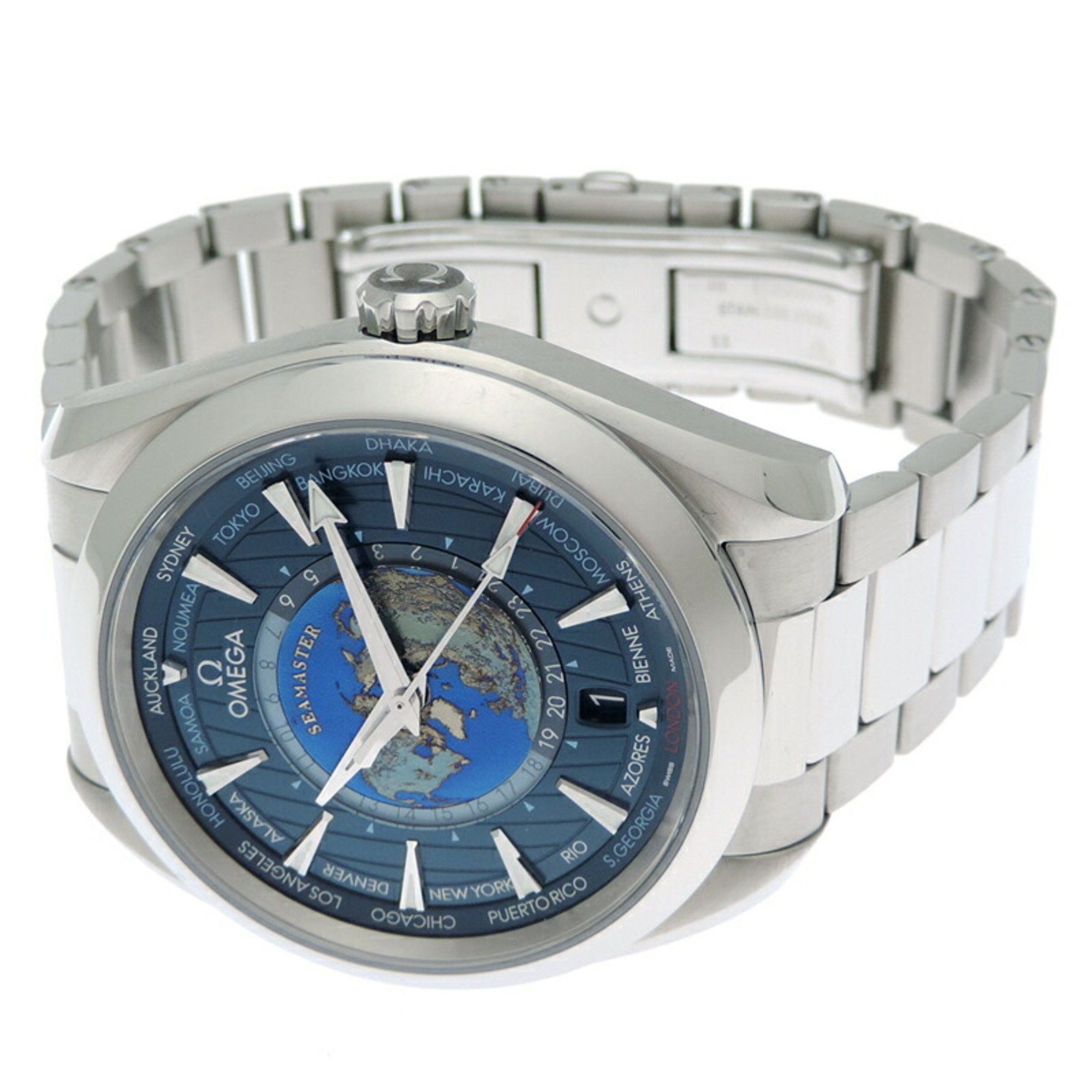 Omega Omega Seamaster Aqua Terra 150M World Timer Purchased in 2023 Men's Watch 220.10.43.22.03.001 Size ONE SIZE - 2 Thumbnail