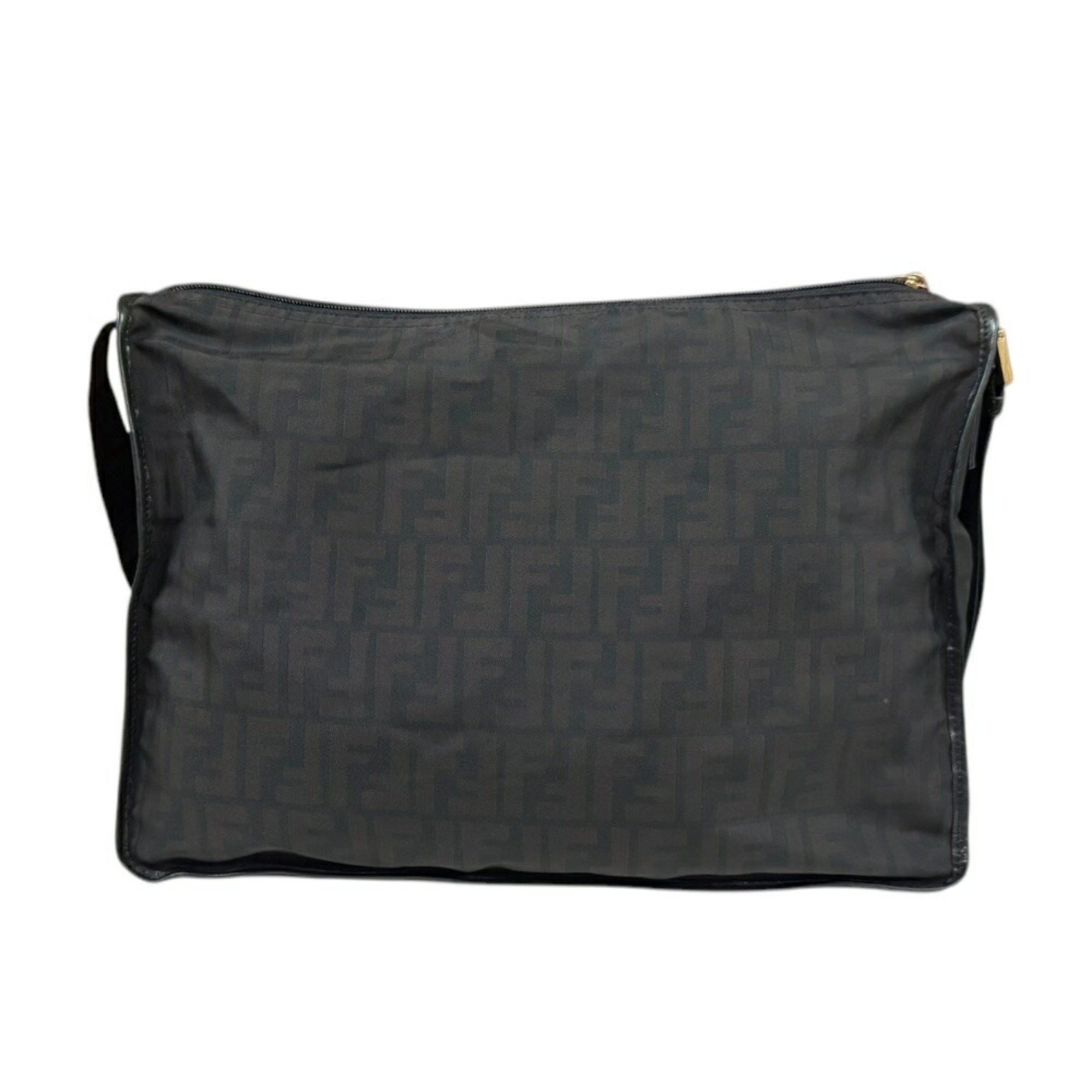 Fendi FENDI ZUCCA SHOULDER BAG NYLON 7VA148 BLACK MEN'S Size ONE SIZE - 3 Thumbnail