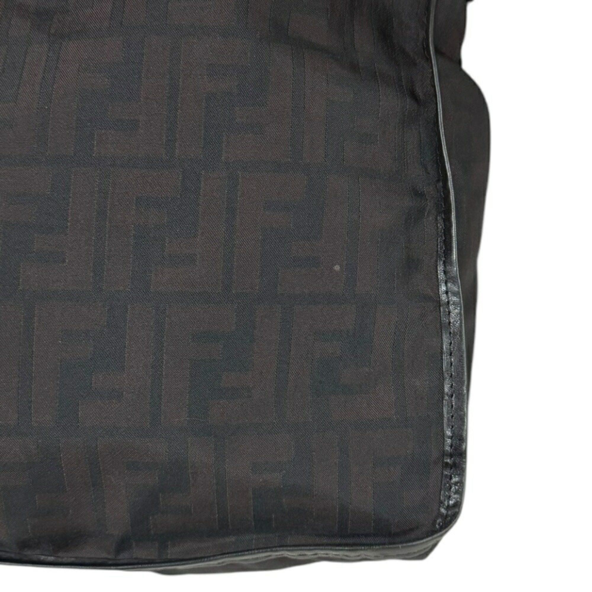 Fendi FENDI ZUCCA SHOULDER BAG NYLON 7VA148 BLACK MEN'S Size ONE SIZE - 9 Thumbnail