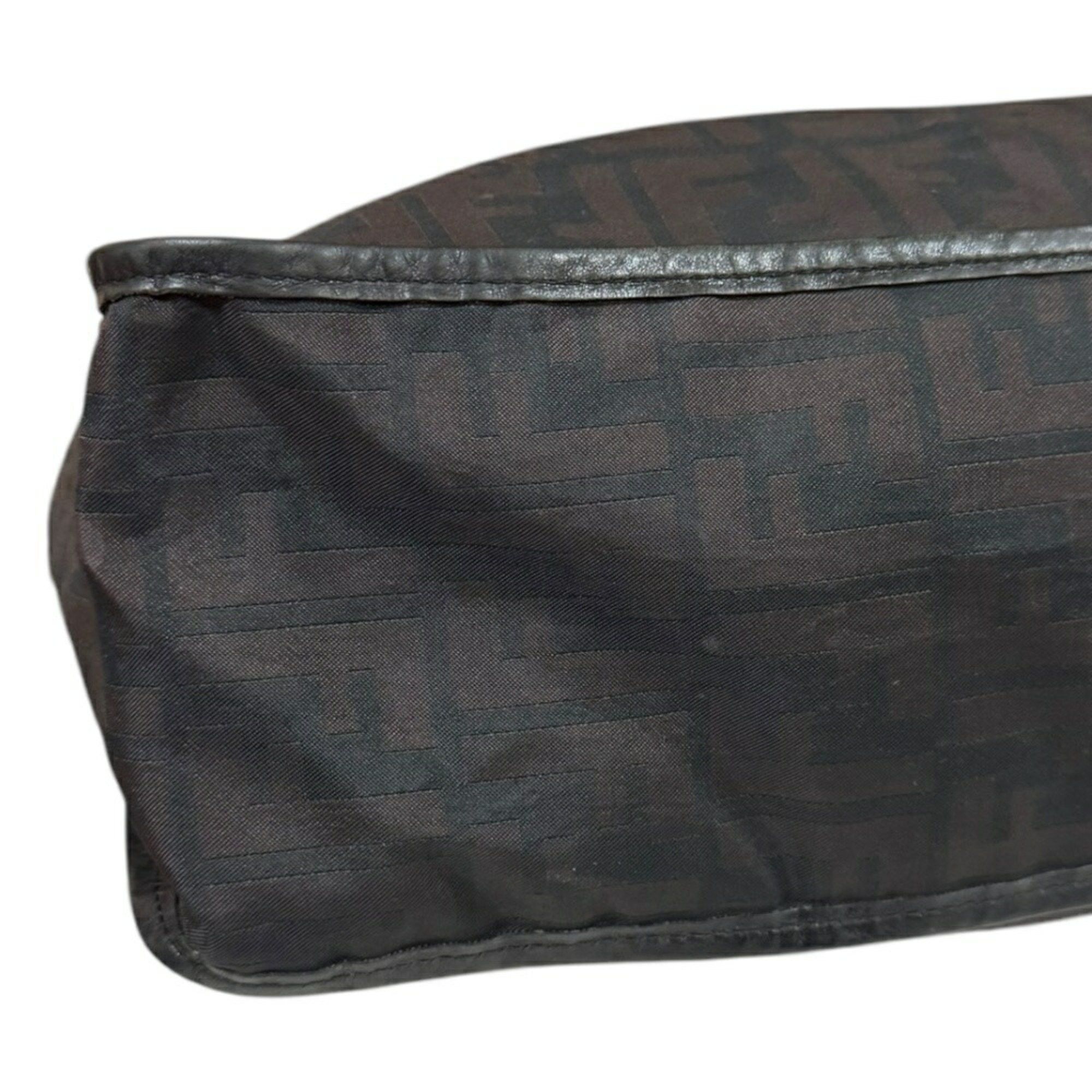 Fendi FENDI ZUCCA SHOULDER BAG NYLON 7VA148 BLACK MEN'S Size ONE SIZE - 7 Thumbnail