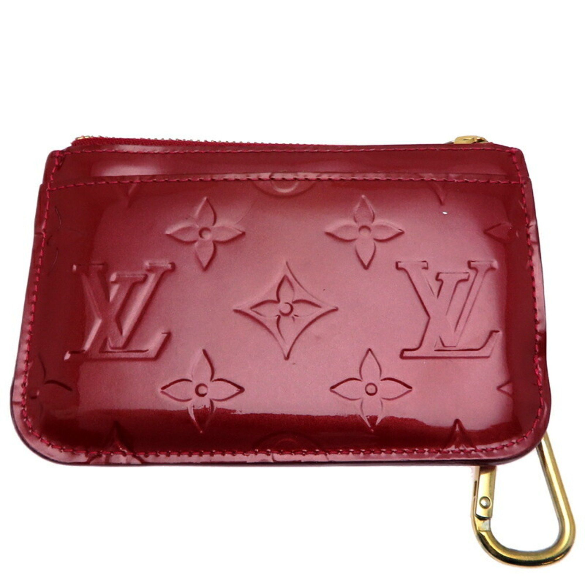 Louis Vuitton Louis Vuitton Pochette Cle NM Women's Coin Case M93559 Monogram Vernis Pomme d'Amour Size ONE SIZE - 2 Thumbnail