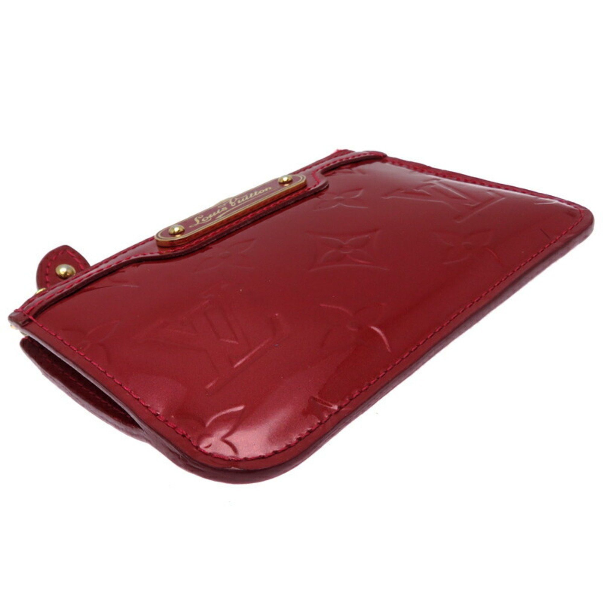 Louis Vuitton Louis Vuitton Pochette Cle NM Women's Coin Case M93559 Monogram Vernis Pomme d'Amour Size ONE SIZE - 3 Thumbnail