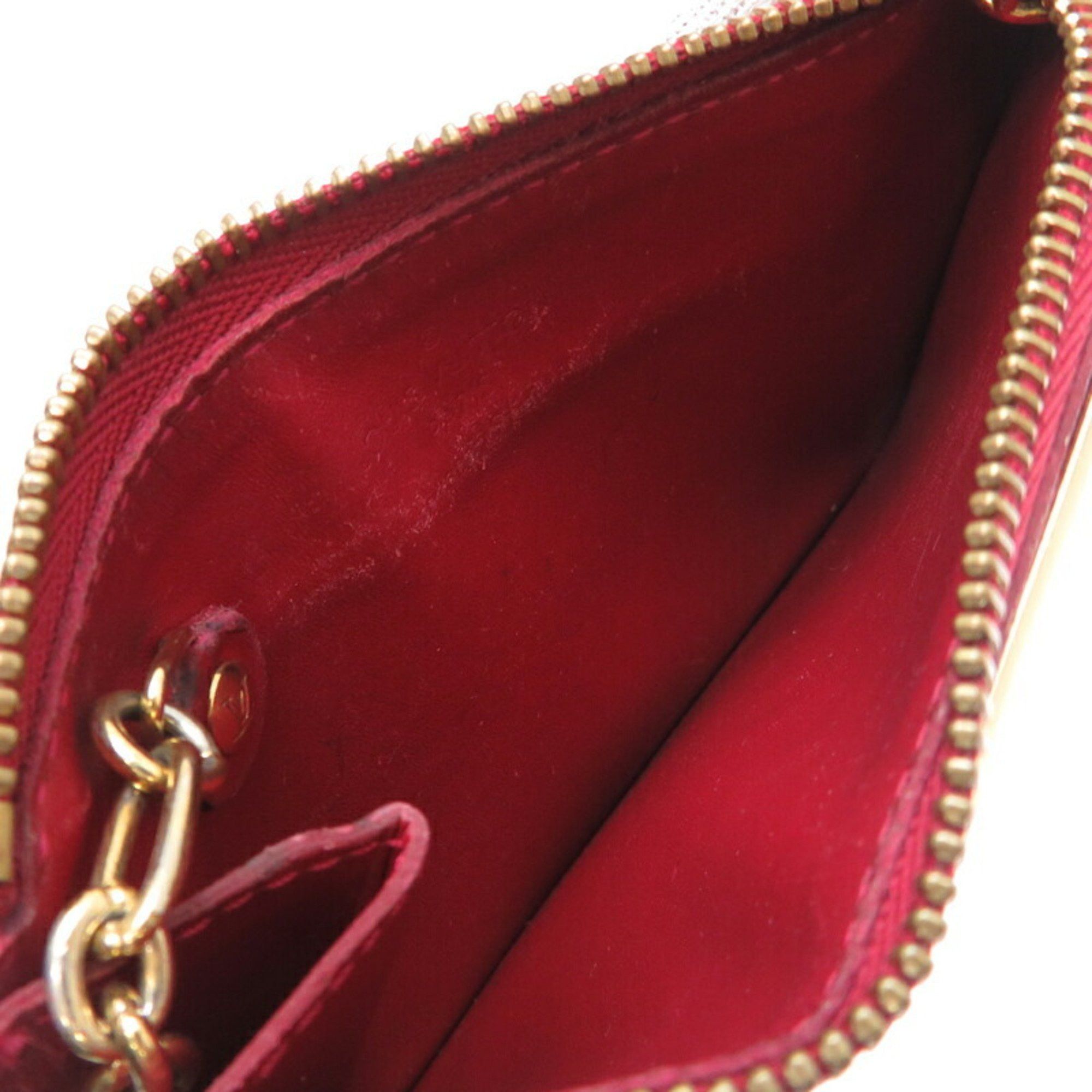 Louis Vuitton Louis Vuitton Pochette Cle NM Women's Coin Case M93559 Monogram Vernis Pomme d'Amour Size ONE SIZE - 8 Thumbnail