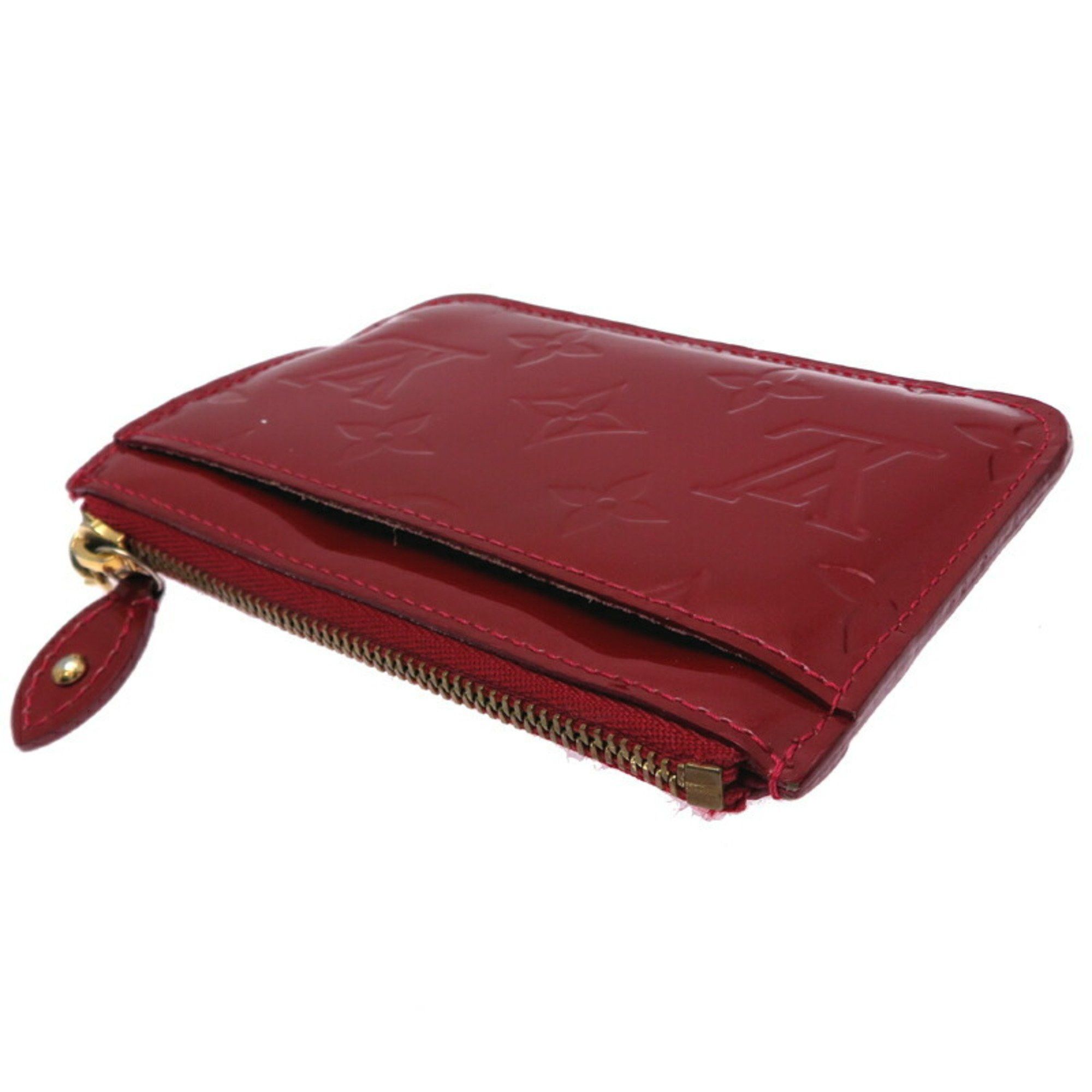 Louis Vuitton Louis Vuitton Pochette Cle NM Women's Coin Case M93559 Monogram Vernis Pomme d'Amour Size ONE SIZE - 4 Thumbnail