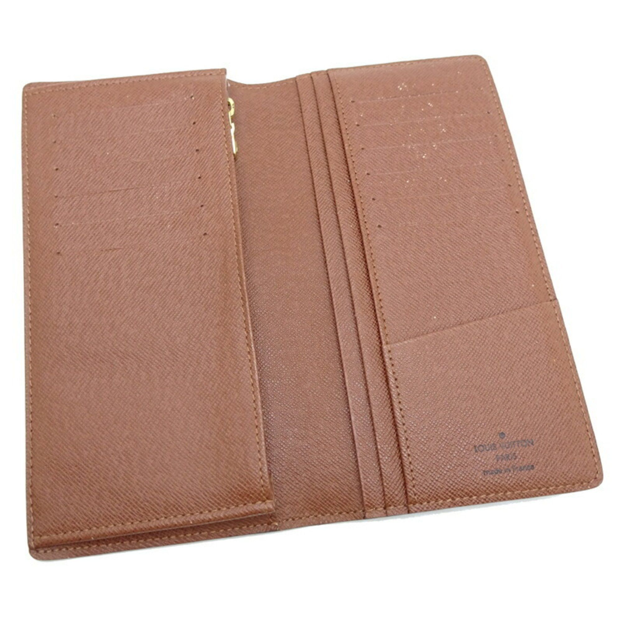 Louis Vuitton Louis Vuitton Portefeuille Brazza Men's Long Wallet M66540 Monogram Brown Size ONE SIZE - 3 Thumbnail