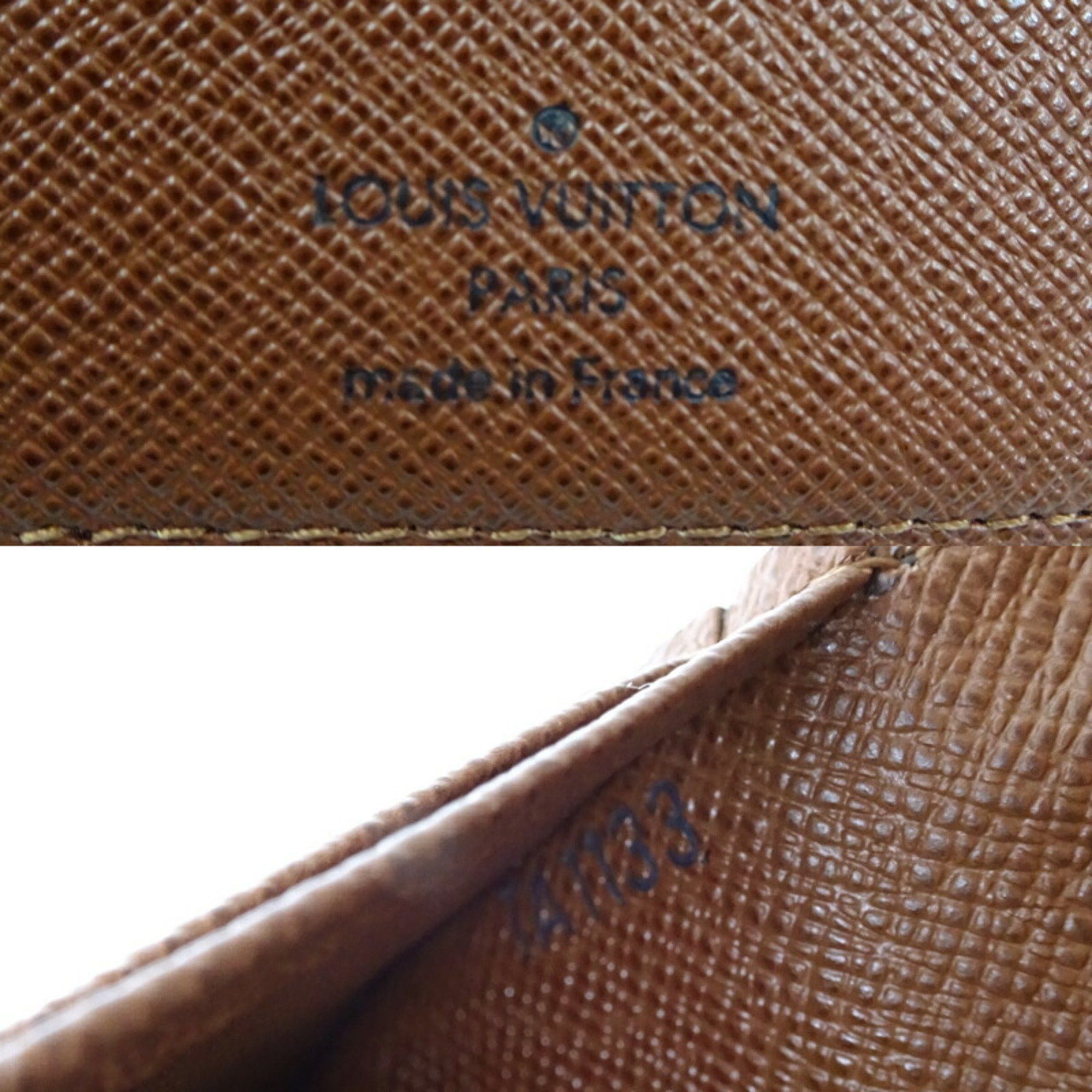 Louis Vuitton Louis Vuitton Portefeuille Brazza Men's Long Wallet M66540 Monogram Brown Size ONE SIZE - 6 Thumbnail
