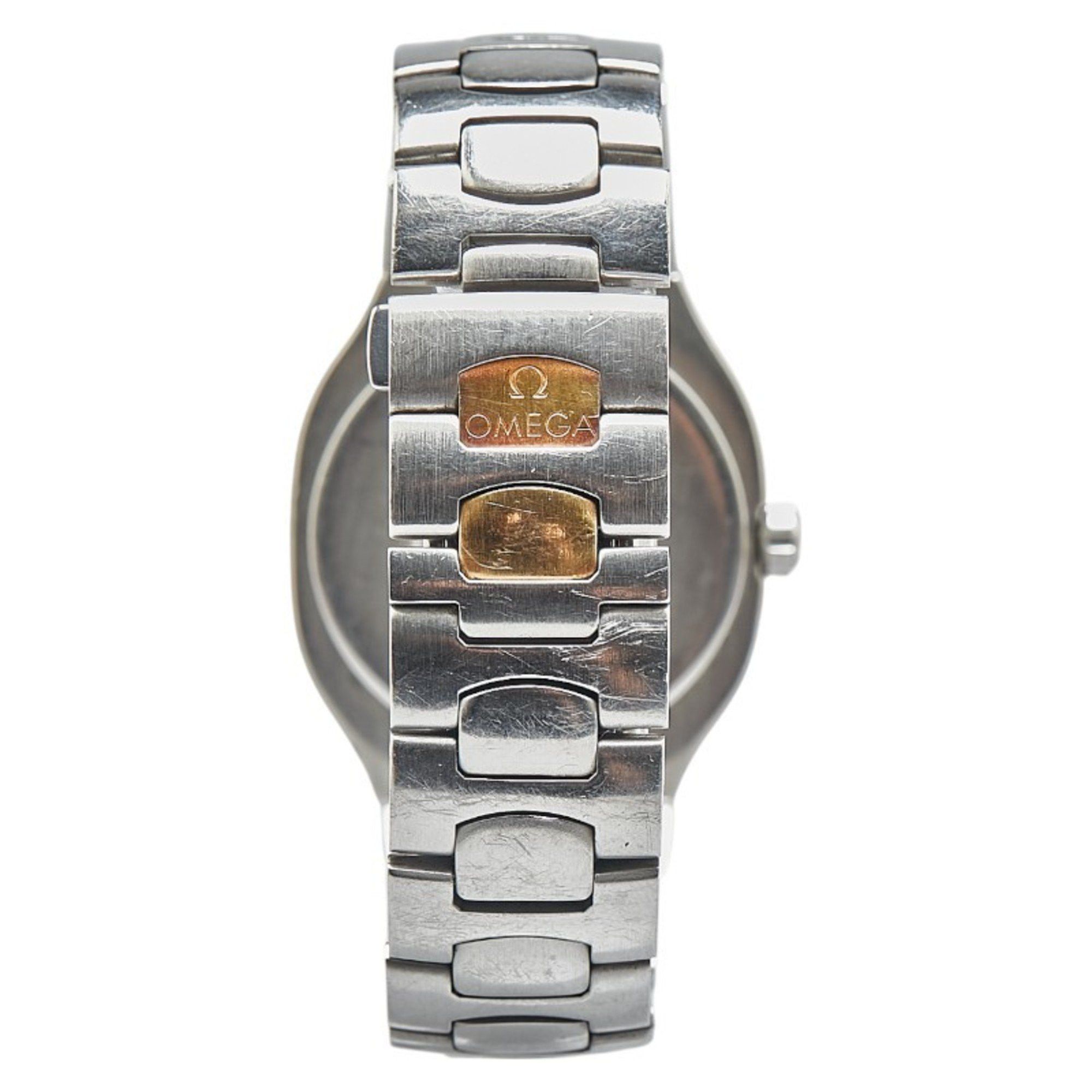 Omega OMEGA Seamaster Polaris Watch Quartz Gold Dial Stainless Steel Yellow Ladies Size ONE SIZE - 4 Thumbnail