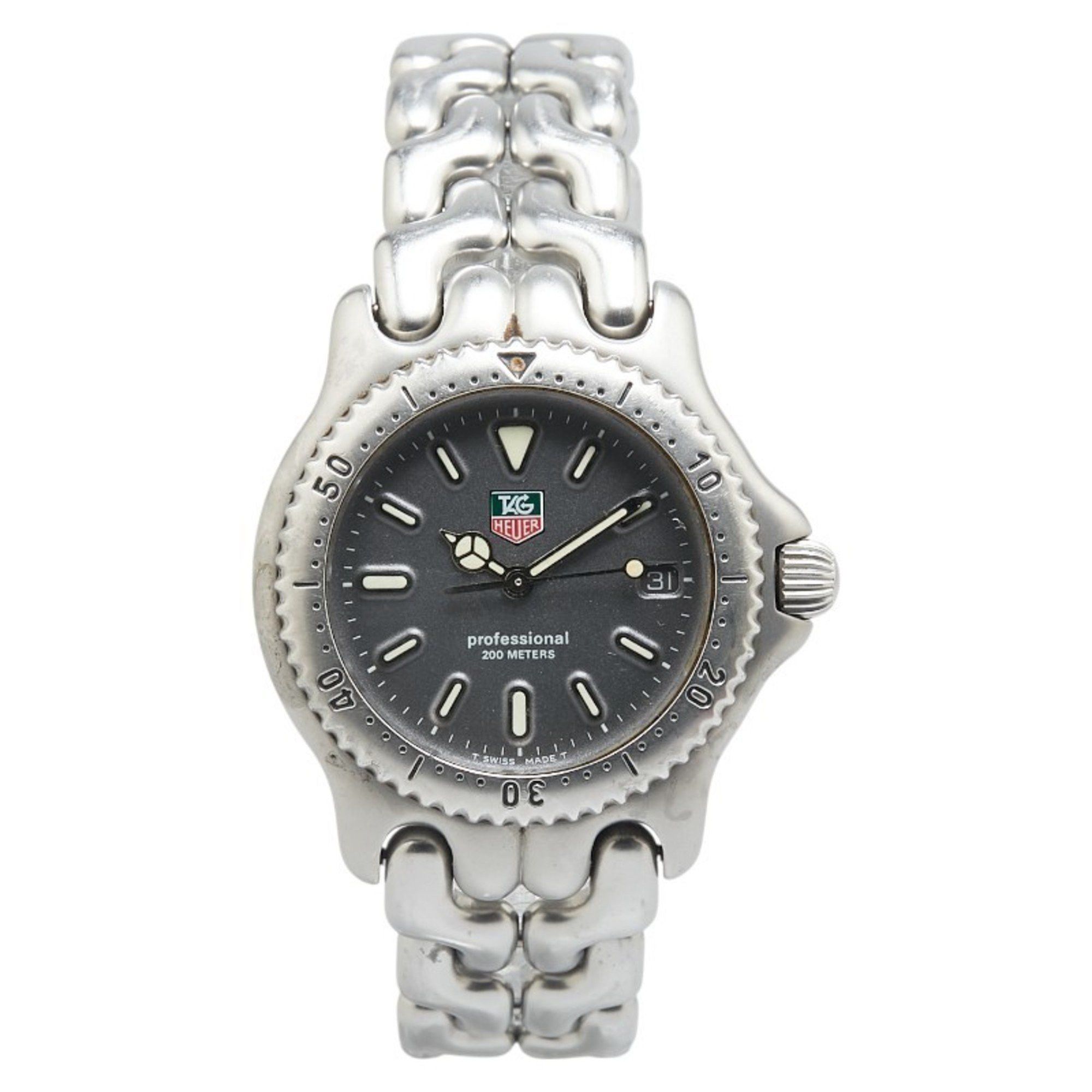 Tag Heuer TAG Heuer Cell Watch S99.213K Quartz Grey Dial Stainless Steel Men's HEUER Size ONE SIZE - 2 Thumbnail