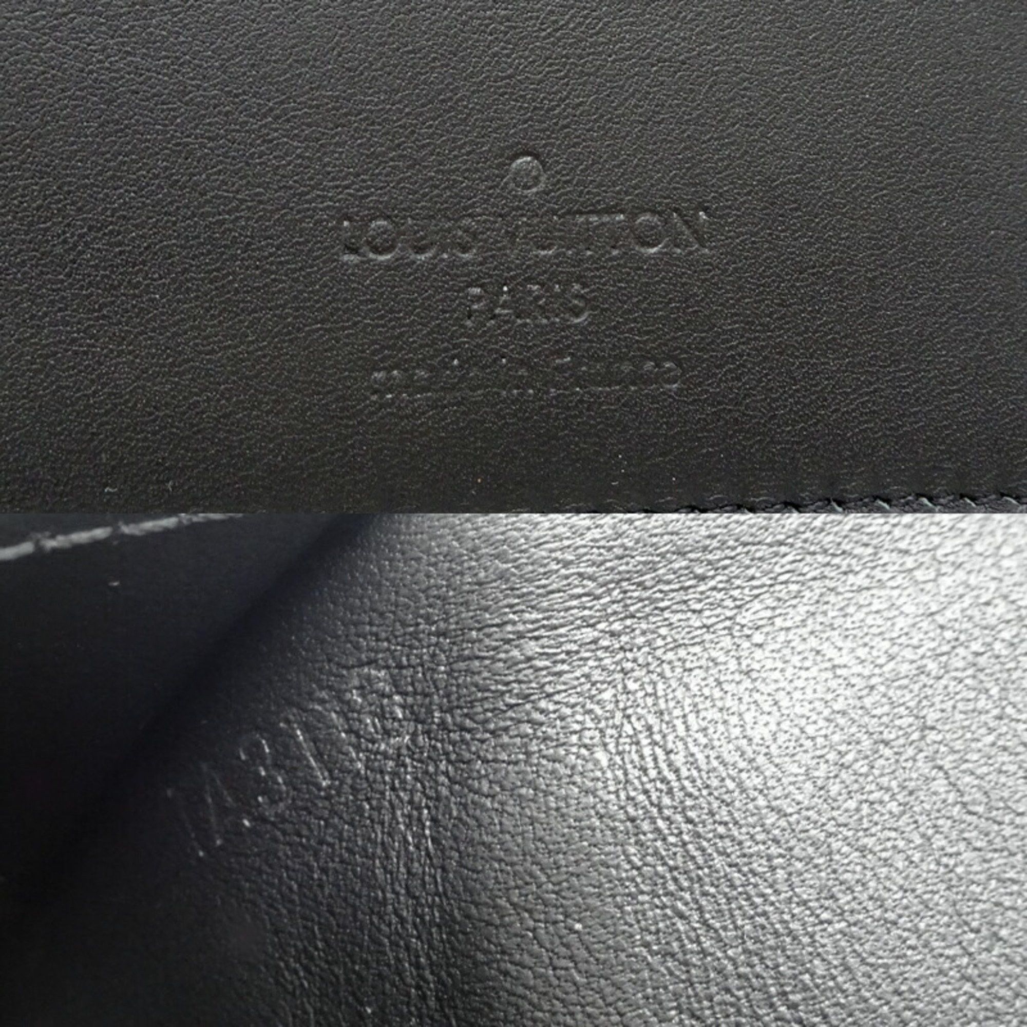 Louis Vuitton Louis Vuitton Portefeuille Brazza Men's Long Wallet M63256 Dark Infinity Noir (Black) Size ONE SIZE - 6 Thumbnail