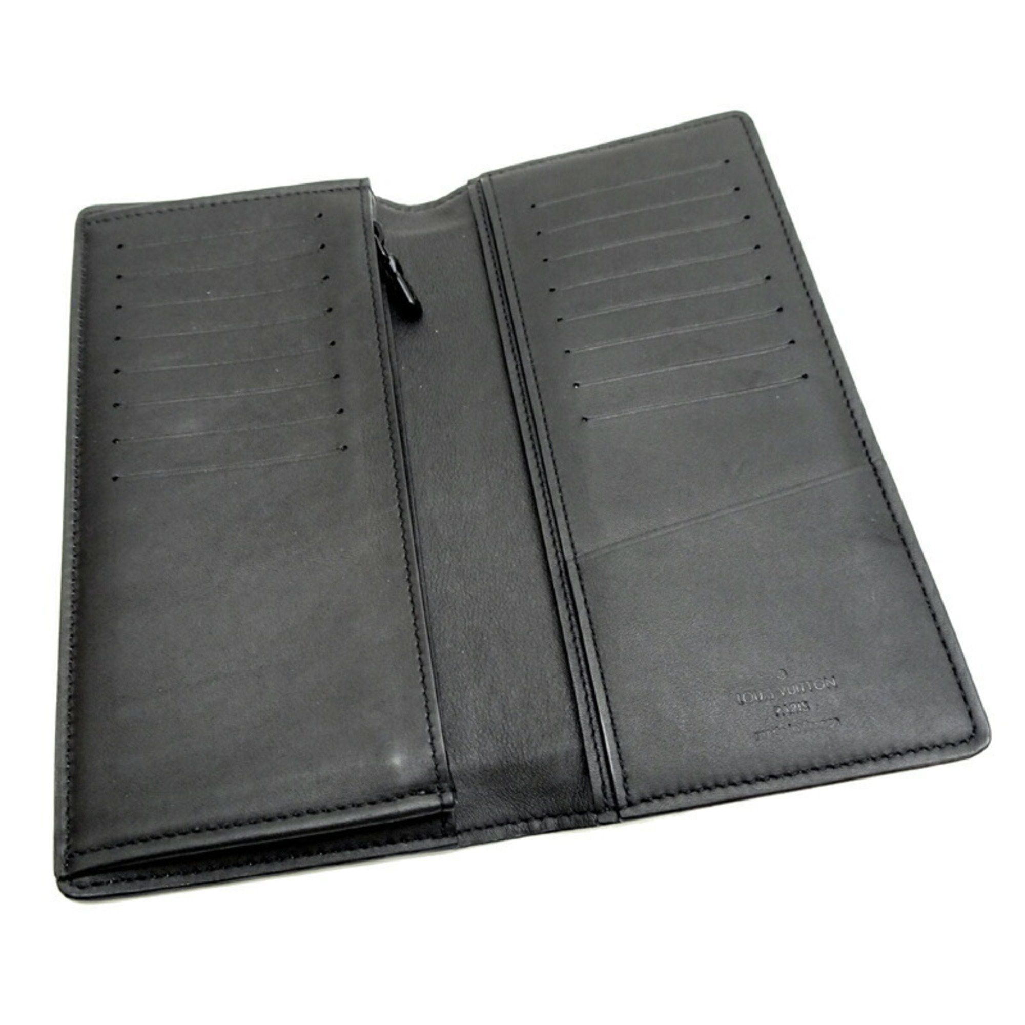 Louis Vuitton Louis Vuitton Portefeuille Brazza Men's Long Wallet M63256 Dark Infinity Noir (Black) Size ONE SIZE - 3 Thumbnail