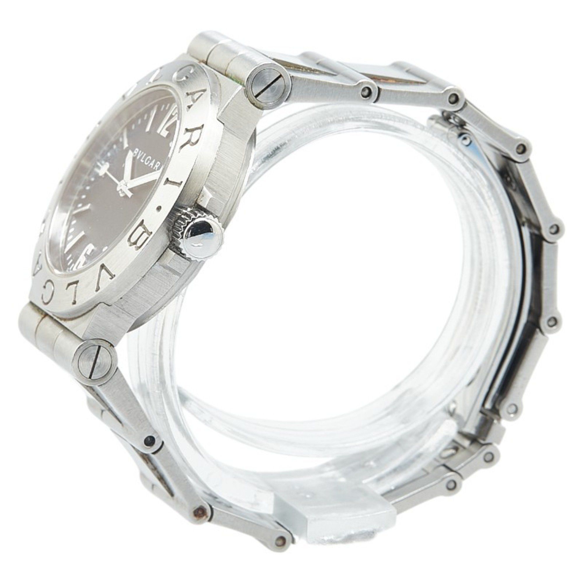 Bvlgari BVLGARI Diagono Sport Watch LCV29S Quartz Black Dial Stainless Steel Men's Size ONE SIZE - 3 Thumbnail