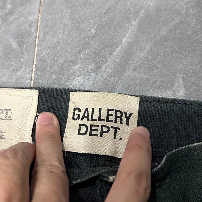 Gallery Dept. Gallery Dept. Black Denim Pants with Paint Details Size US 30 / EU 46 - 4 Thumbnail