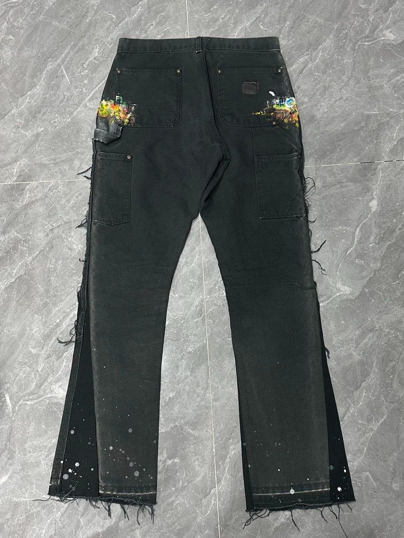 Gallery Dept. Gallery Dept. Black Denim Pants with Paint Details Size US 30 / EU 46 - 2 Thumbnail