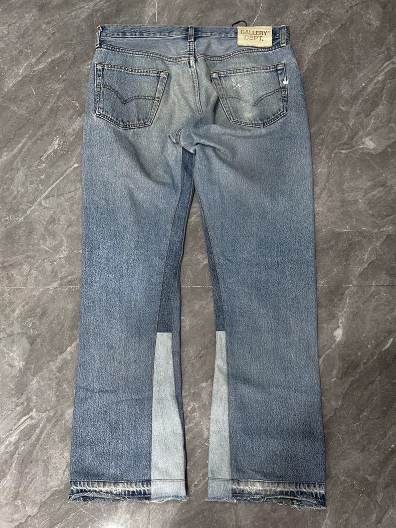Gallery Dept. Gallery Dept Flare Distressed Jeans Blue Size US 34 / EU 50 - 2 Thumbnail