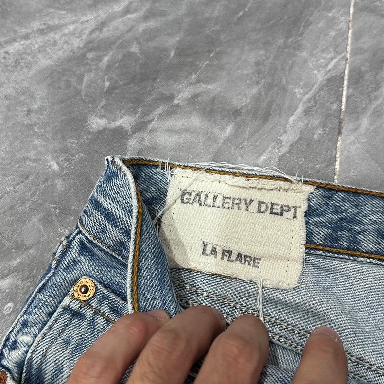 Gallery Dept. Gallery Dept Flare Distressed Jeans Blue Size US 34 / EU 50 - 5 Thumbnail