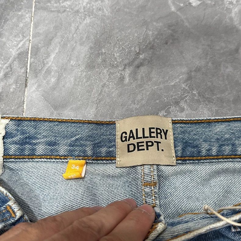 Gallery Dept. Gallery Dept Flare Distressed Jeans Blue Size US 34 / EU 50 - 4 Thumbnail