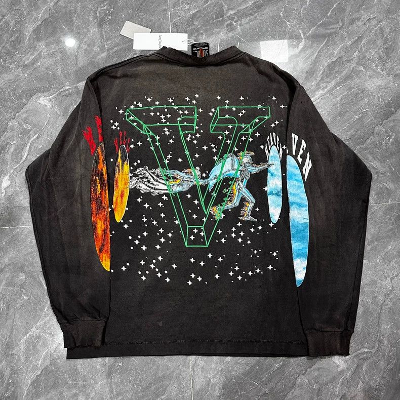 Saint Michael Saint Michael × Vlone Long Sleeve Shirt Size US M / EU 48-50 / 2 - 2 Thumbnail