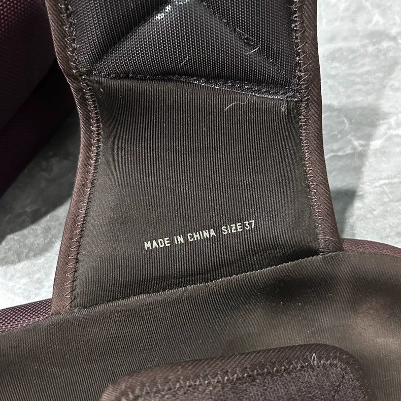Y-3 YEEZY SEASON6 Burgundy Nylon Slippers Size US 6 / EU 39 - 6 Thumbnail