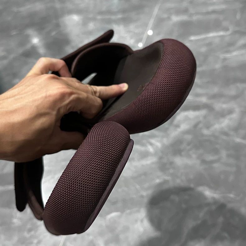 Y-3 YEEZY SEASON6 Burgundy Nylon Slippers Size US 6 / EU 39 - 4 Thumbnail