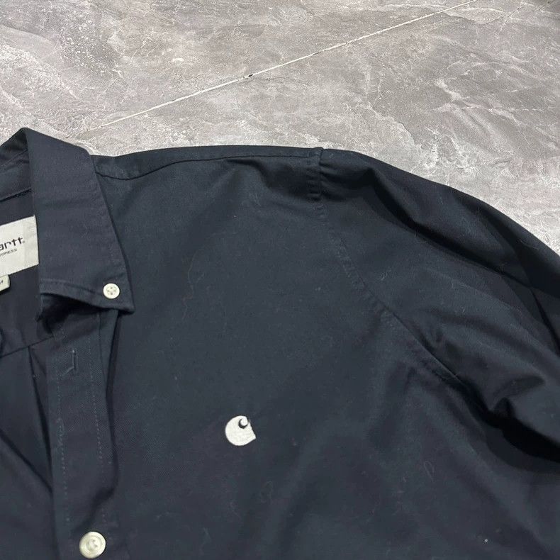 Carhartt Carhartt Navy Blue Long Sleeve Shirt Size US M / EU 48-50 / 2 - 2 Thumbnail