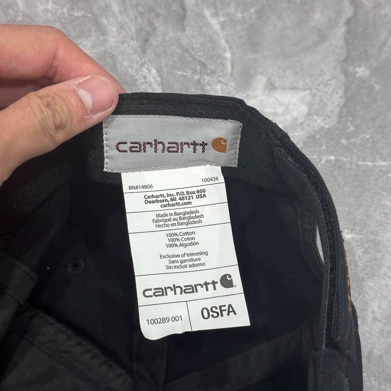 Balenciaga Carhartt Baseball Cap with Leather Patch Size ONE SIZE - 3 Thumbnail
