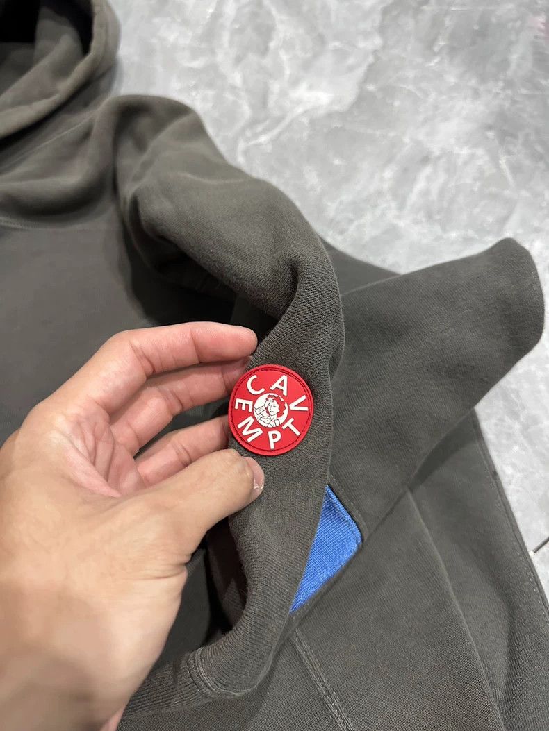 Cav Empt Cav Empt Water Gray Blue Hoodie Sweatshirt Size US L / EU 52-54 / 3 - 4 Thumbnail