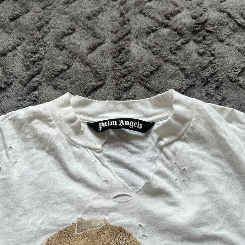 Palm Angels Palm Angels White Bear Long Sleeve Shirt Size US S / EU 44-46 / 1 - 4 Thumbnail